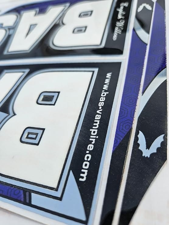 VR3 INTERNATIONAL | Cricket Bat Stickers English Willow 3D Embossed Sports Tape Accessories | IPMT (Violet)