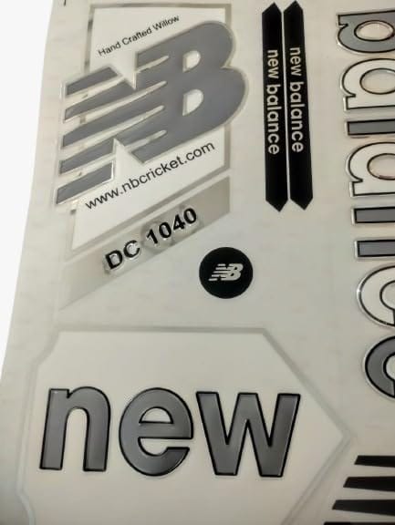 VR3 INTERNATIONAL | 3D VMPR Edition | English Willow | Embossed Cricket Bat Sticker (GREY)