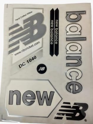 VR3 INTERNATIONAL | 3D VMPR Edition | English Willow | Embossed Cricket Bat Sticker (GREY)