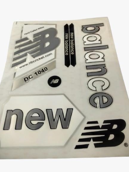 VR3 INTERNATIONAL | 3D VMPR Edition | English Willow | Embossed Cricket Bat Sticker (GREY)