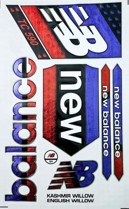 VR3 INTERNATIONAL | Cricket bat Sticker 3D Embossed Latest Surya Kumar Model