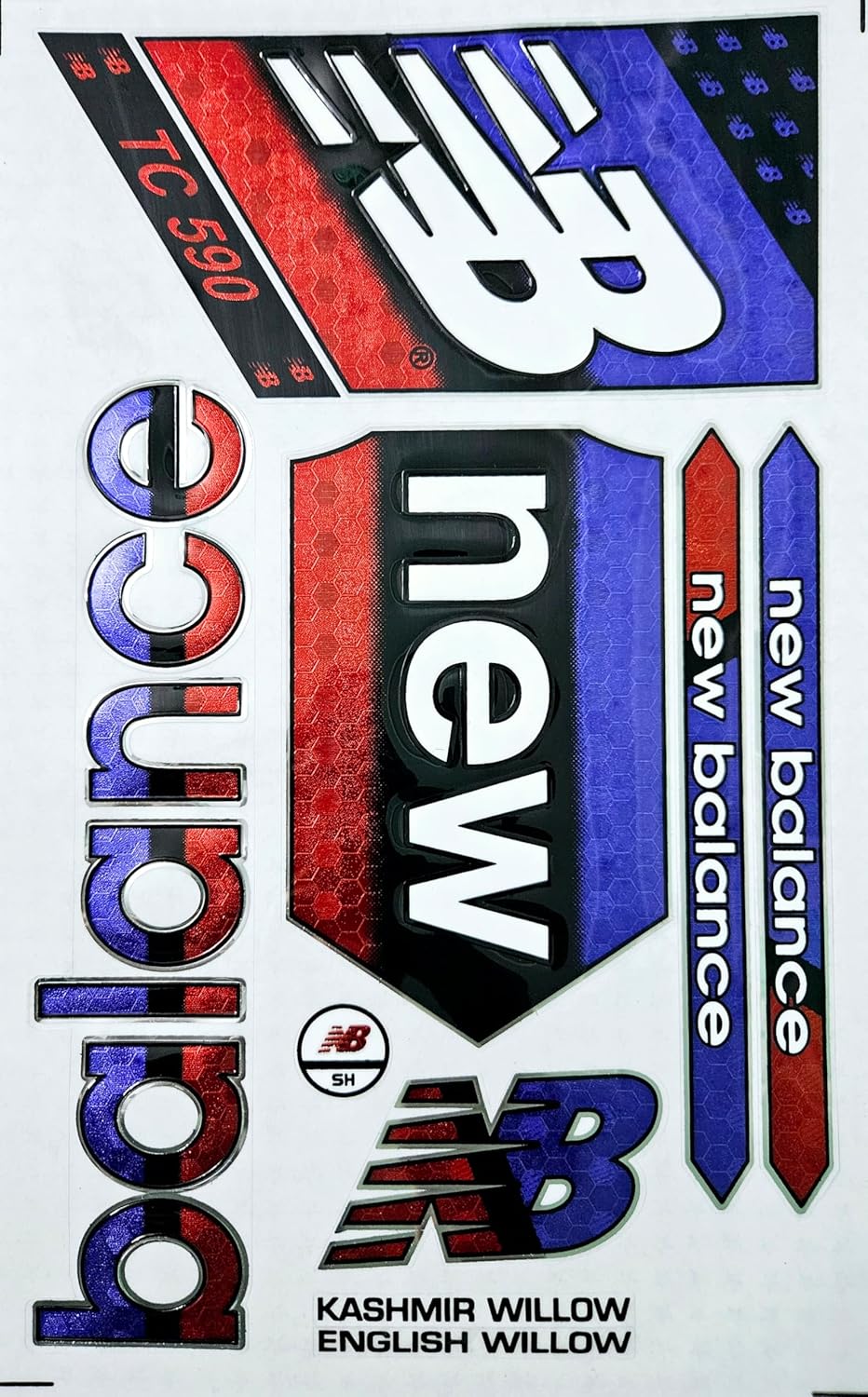 VR3 INTERNATIONAL | Cricket bat Sticker 3D Embossed Latest Surya Kumar Model