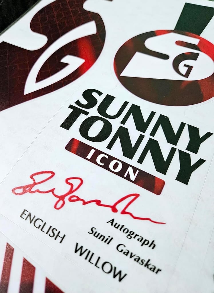 VR3 INTERNATIONAL | Cricket Bat Sticker 4D Digital Embossed English Willow Fiber Tape Sports Accessories Protection, STI Red