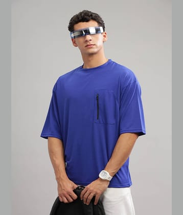 Gritstones Pack of 1 Cotton Blend Oversized Fit Men's T-Shirt ( Red )