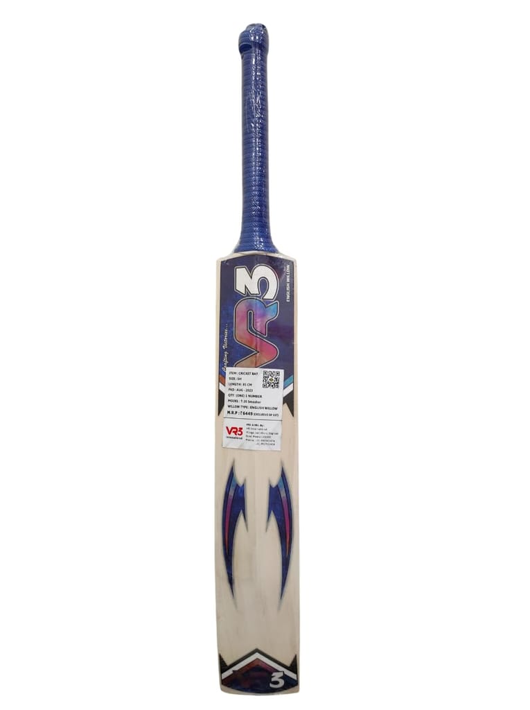 VR3 International  | VR3 International T20 Smasher English Willow Cricket Bat