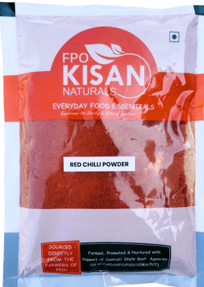 FPO Kisan Naturals Red Chilli Powder - Pure & Farm-Sourced Spice