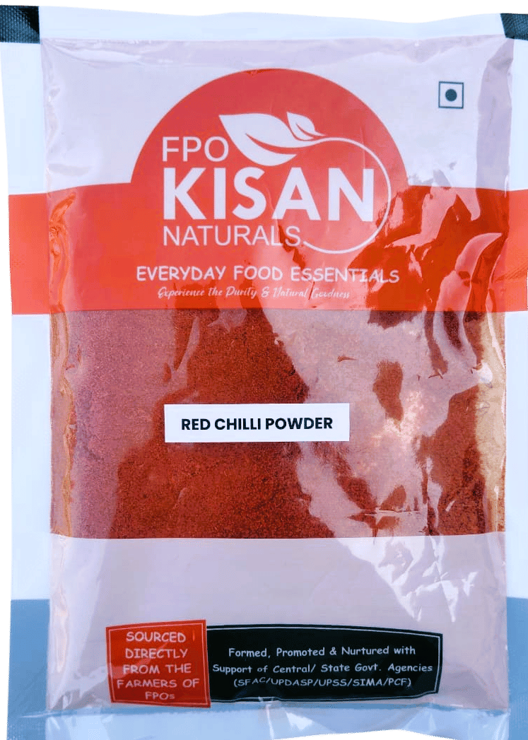 FPO Kisan Naturals Red Chilli Powder - Pure & Farm-Sourced Spice
