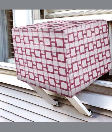 E-Retailer Single PVC Red AC Cover for 2 Ton Window AC