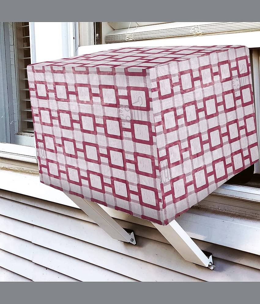 E-Retailer Single PVC Red AC Cover for 2 Ton Window AC
