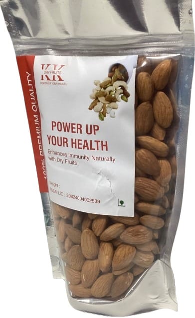American Almonds I Badam I Raw American Almonds I Natural I High in Fiber & Boost Immunity | Real Nuts 500 Gram