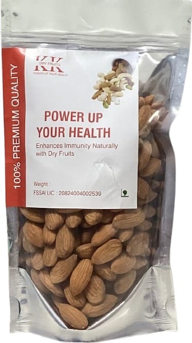 American Almonds I Badam I Raw American Almonds I Natural I High in Fiber & Boost Immunity | Real Nuts 500 Gram