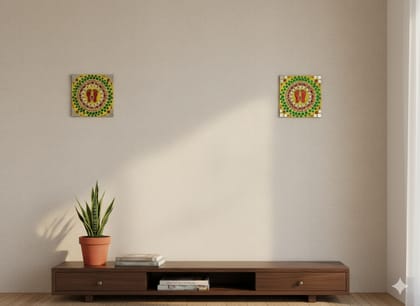 Handmade Diwali Lakshmi Charan Paduka  (Set of 2)
