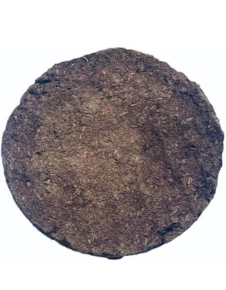 Organic Cow Dung Cakes for Puja, Fertilizer & Fuel (Pack of 8)