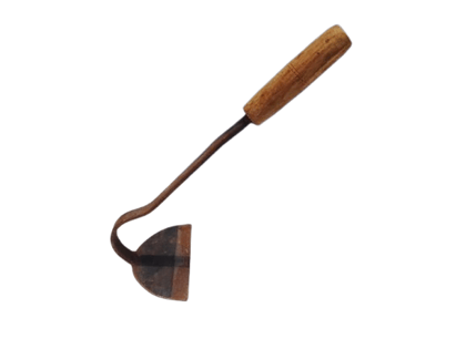 Hand Garden Hoe with Wooden Handle - Durable Weeding & Cultivation Tool