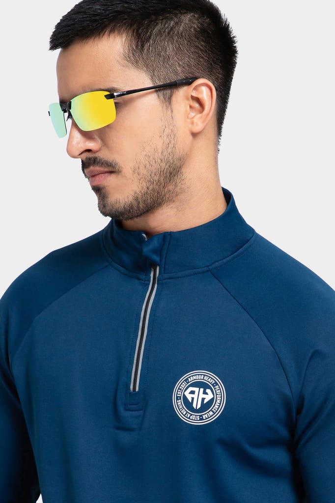 High Neck Blue Polo Jacket Patriot Collection (All Weather)