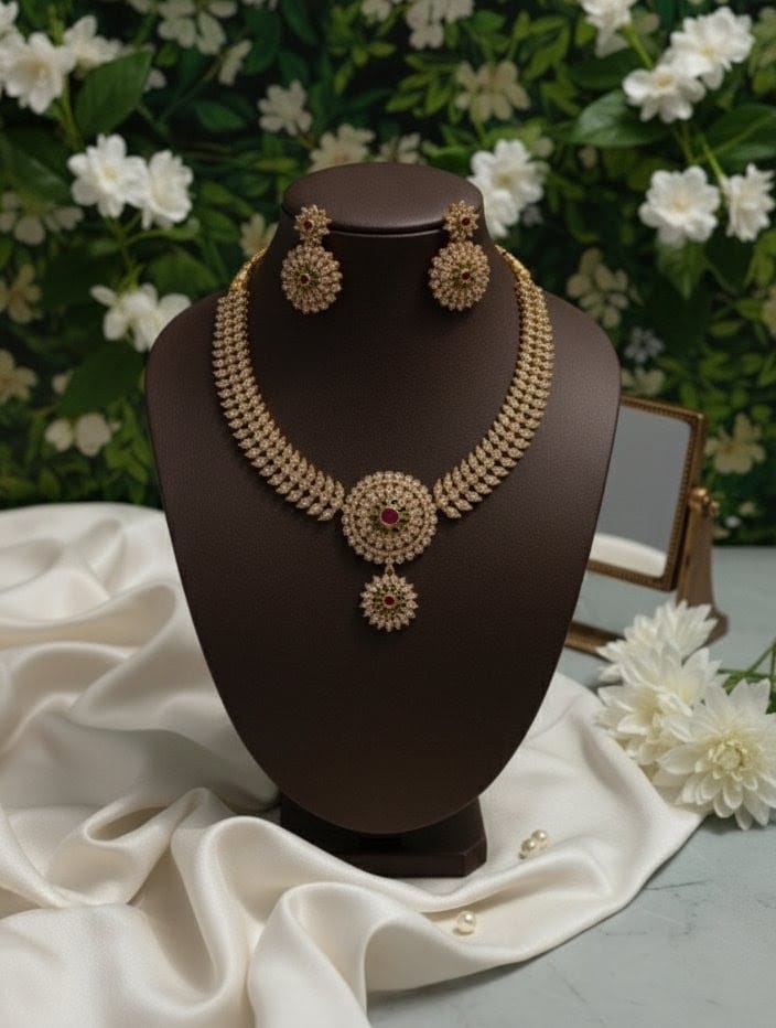 Glamvila AD Stones Jewellery Set - Jewellery Sets | Buy online on ZillyBuy