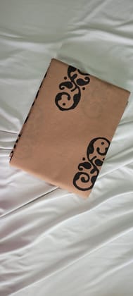 Noir Swirl Handcrafted Cotton Saree