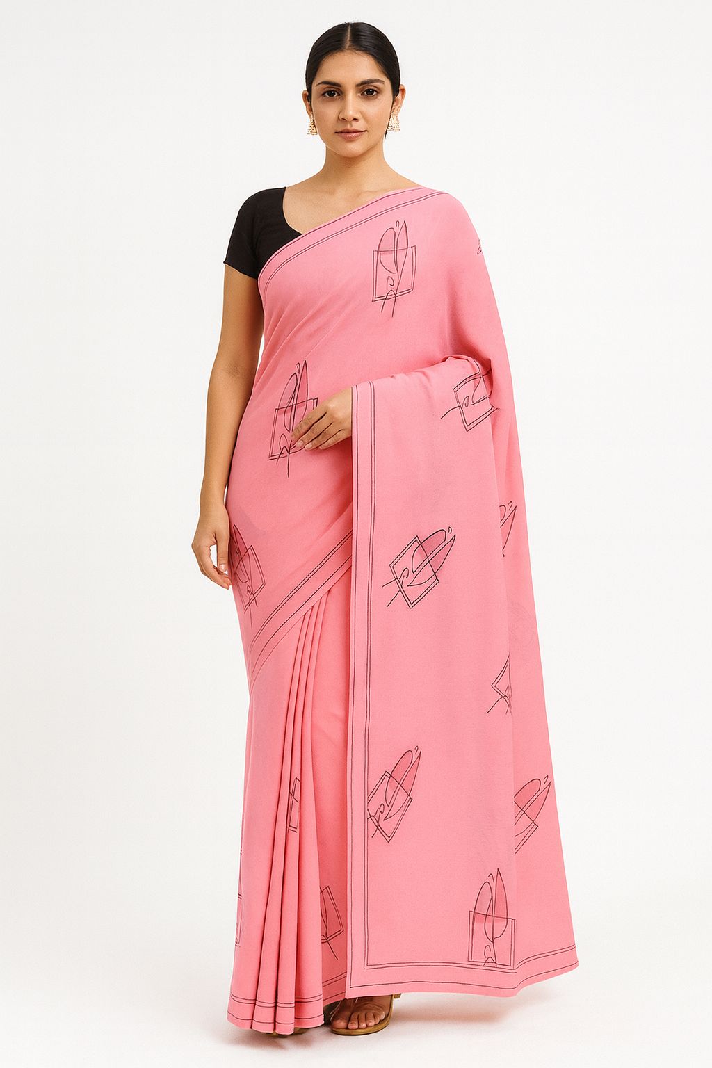 Urban Grace Handcrafted Cotton Saree