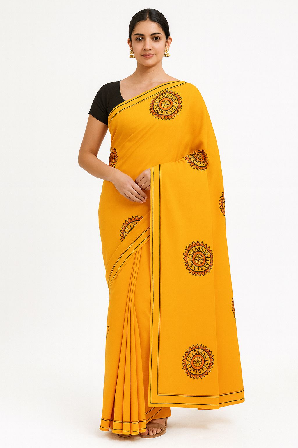 Sun Aura Handcrafted Cotton Saree