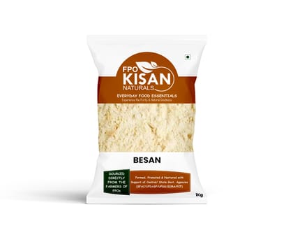 FPO Kisan Naturals Pure Besan (Gram Flour) - 1kg