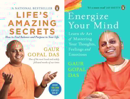 Life's Amazing Secrets & Energize Your Mind by Gaur Gopal Das - Bestselling Books