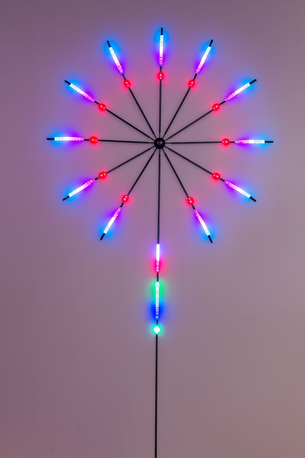 Multi-Color LED Firework Dandelion Decorative Stake Light