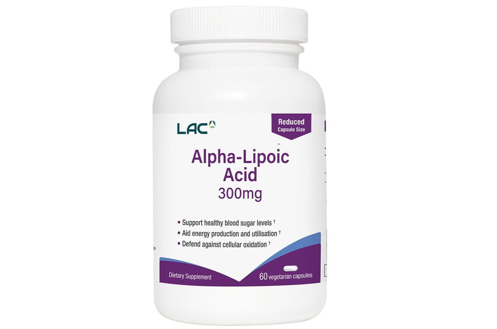LAC Alpha Lipoic Acid 300mg(60 vegetarian capsules)