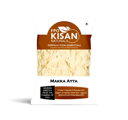 FPO Kisan Naturals Pure Makka Atta | Everyday Maize Flour