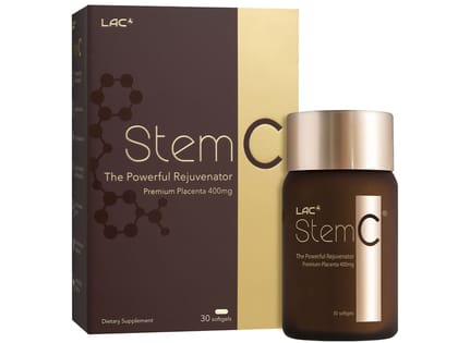 LAC Anti-Ageing StemC Powerful Cell Rejuvenator Supplement with Thoroughbred Placenta, 400mg, Supports Cell Growth and Vitality