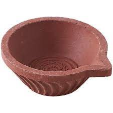 CTR Handcrafted Clay Diya for Diwali Pooja & Decoration CTR Handcrafted Clay Diya for Diwali Pooja & Decoration