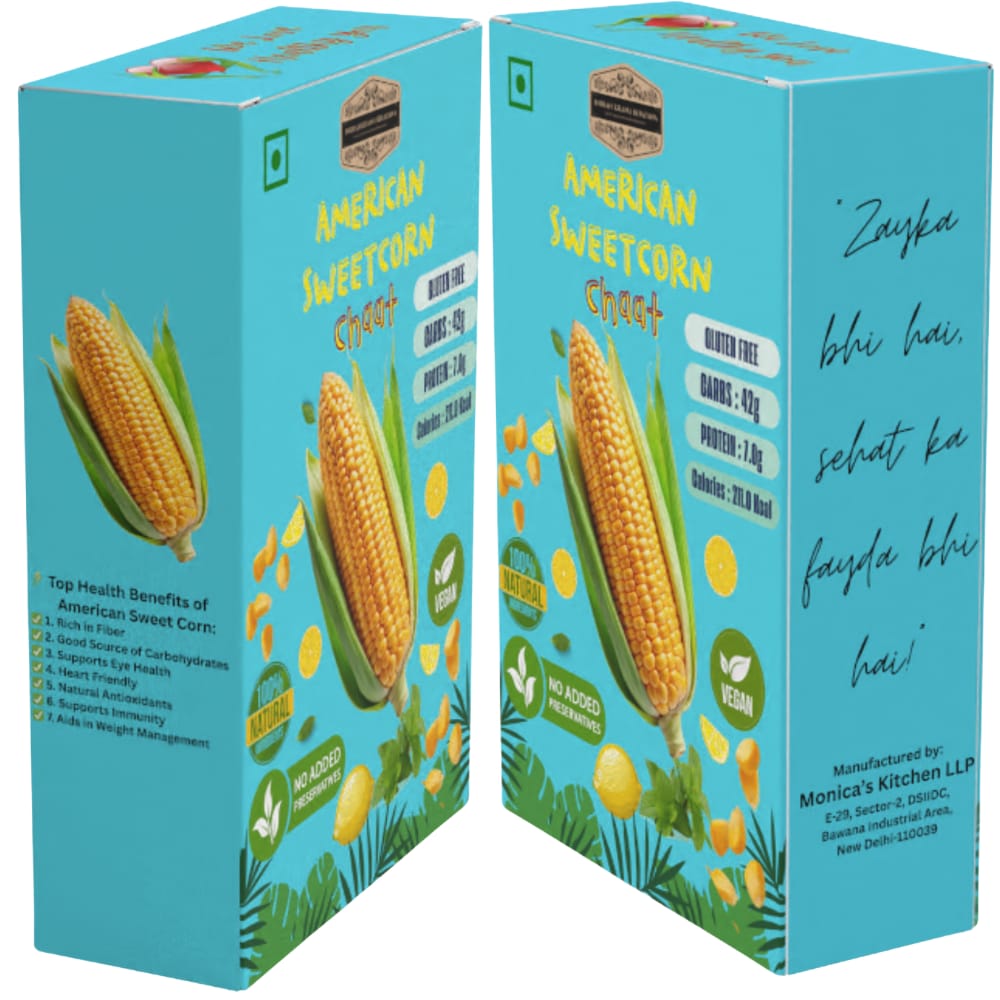 American Sweet Corn Chaat 200gm+200gm | No Added Preservatives