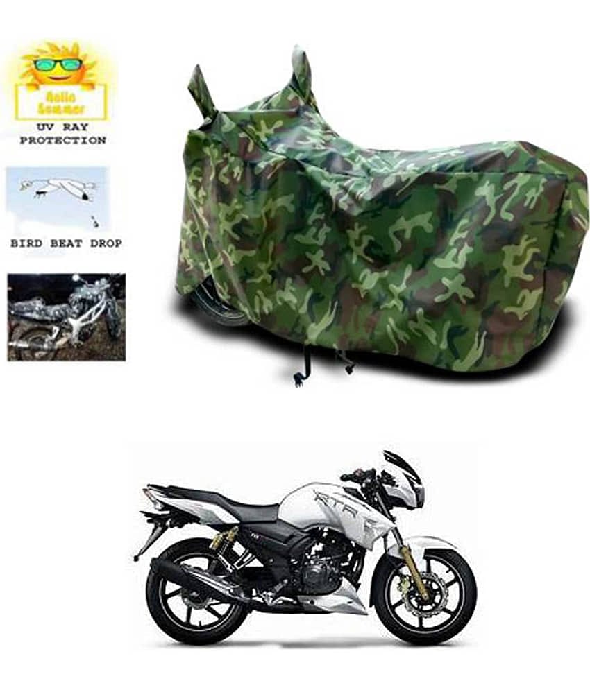 RONISH Bike Body Cover for TVS Apache RTR 180 ( Pack of 1 ) , Multicolour