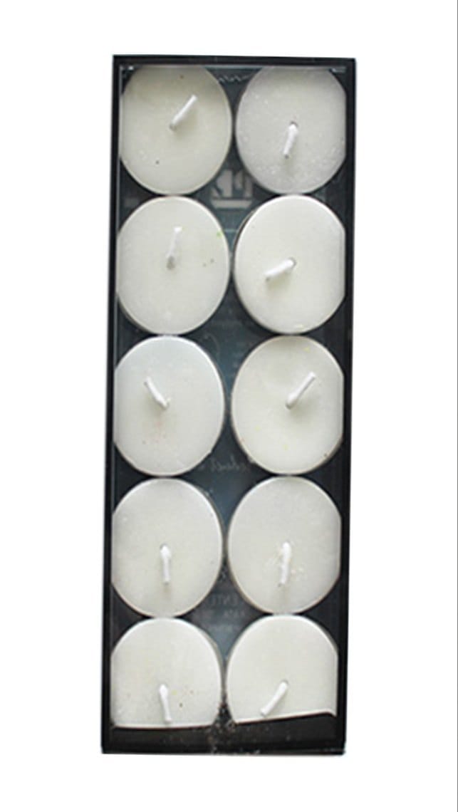 Cup candles set of 10