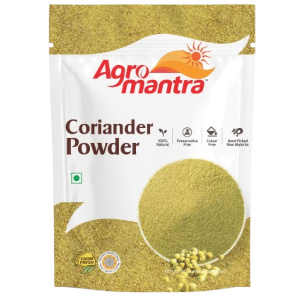 Agro Mantra Coriander Powder 500g | Freshly Ground & Aromatic | Sourced from Gujarat | Perfect for Curries, Spice Blends & Marinades | Preservative-Safe Indian Spice (pack of 2)