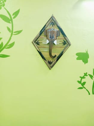 Mii Art wall decoration frames showpiece for Office & Home Decor,ganesh jee framesa(size- 26cm) Pack of 1 pcs.