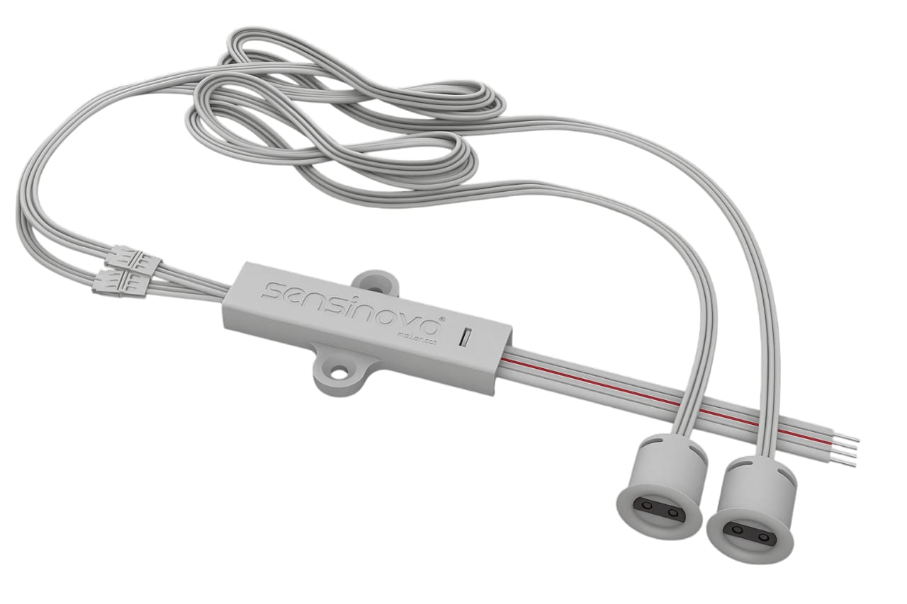 Sensinova Neo Series E15 DD Wardrobe Sensor, Dual Mode Door Sense and Wave Switch, 2 Year Warranty, 100cm Cable Length, 12V/24V DC