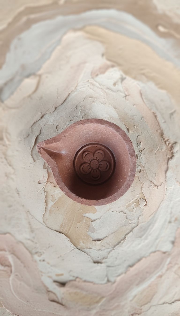 Punganur Clay diya pack of 24 pieces 