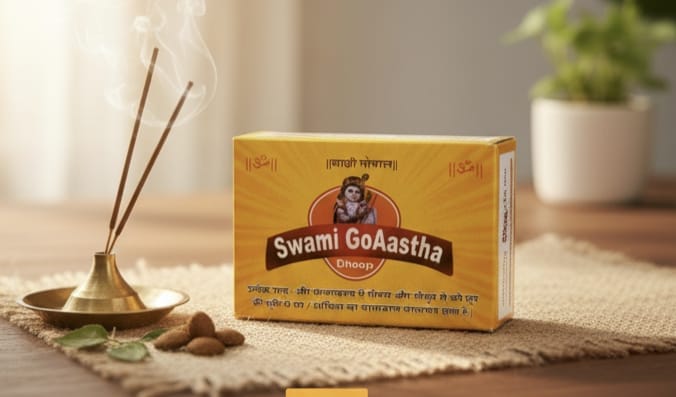 Swami GoAastha Dhoop Sticks for Pooja & Meditation