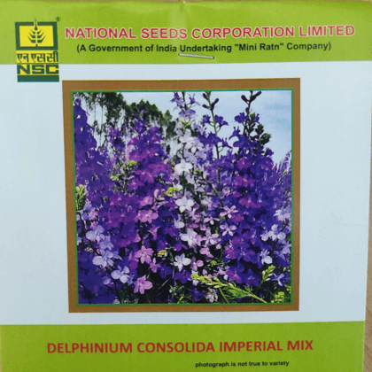 NSC Delphinium Consolida Imperial Mix Flower Seed 