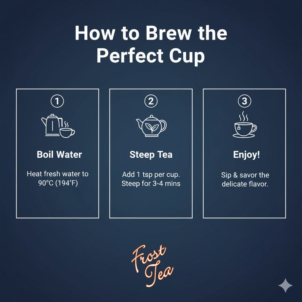 CHAMRAJ Frost Tea 50 g | Pack of 1 | Total 50 g | A Single Estate Rare Tea with Delicate Flavour | Chamraj Finest Nilgiri Tea