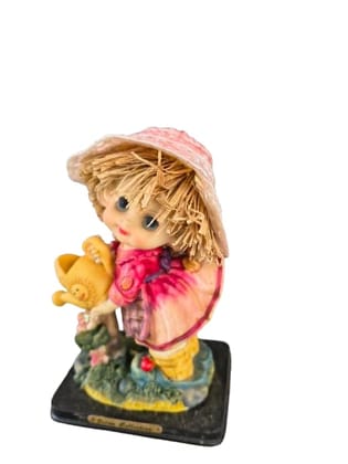 Ocean Collection Resin Girl Figurine With Watering Can & Flowers Ocean Collection Resin Girl Figurine With Watering Can & Flowers