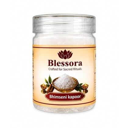 Bhimseni Camphor Kapoor - 100% Pure Organic Camphor for Pooja Hawan Meditation Aromatherapy & Home Fragrance