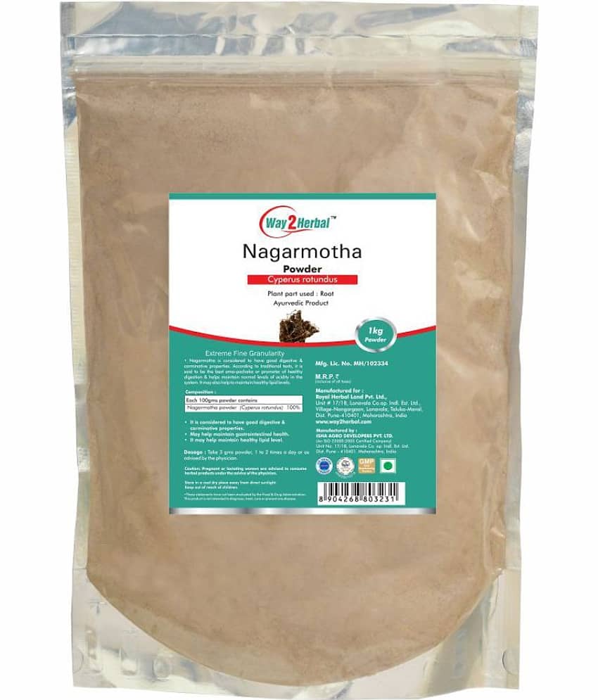 Way2Herbal Nagarmotha    Powder 1 kg
