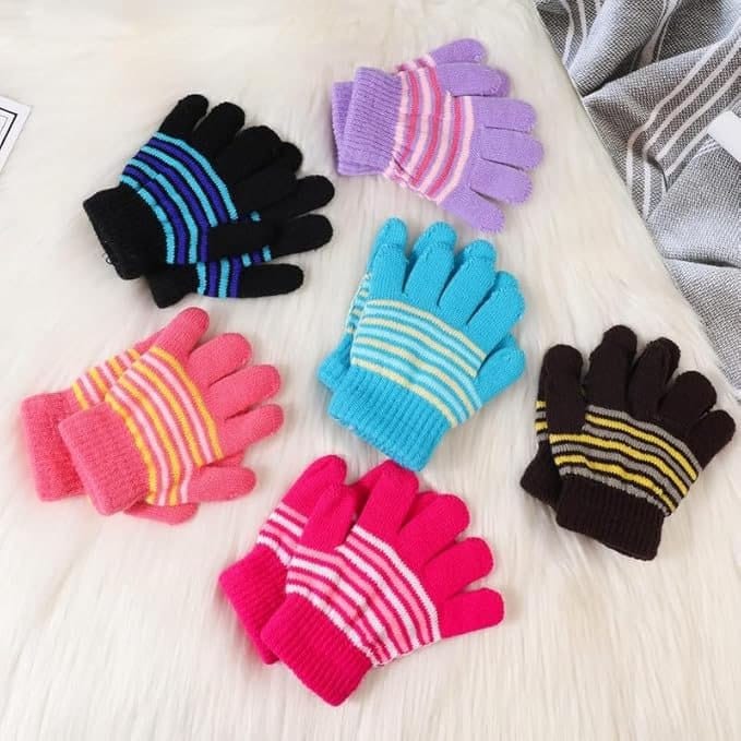 Woolen Winter Warm Kids Hand Gloves (1PAIR) 3 Years-4 Years