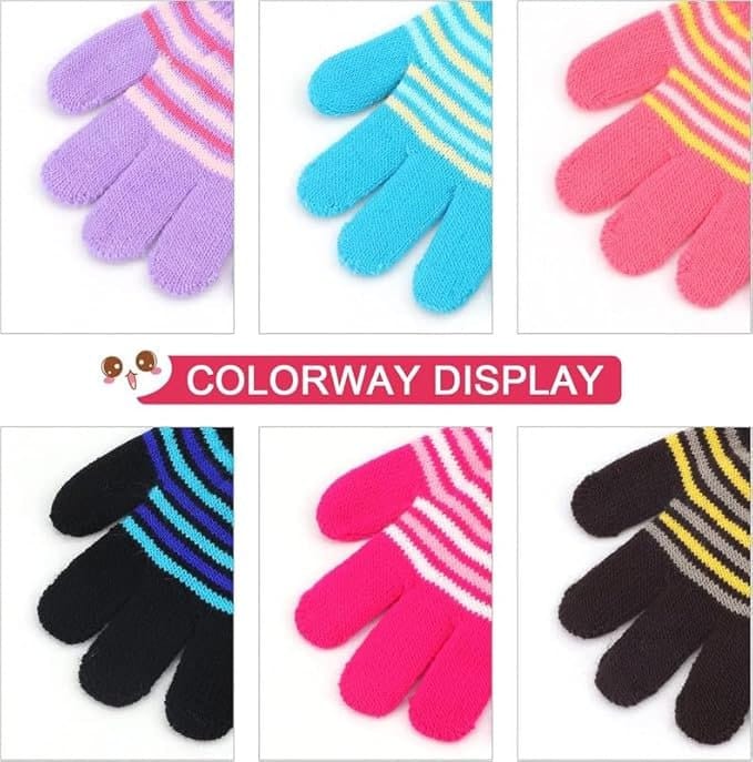 Woolen Winter Warm Kids Hand Gloves (1PAIR) 3 Years-4 Years