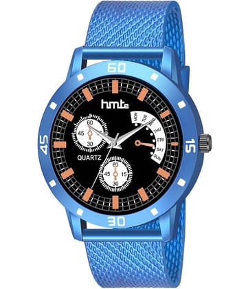 HMTe - Blue Plastic Analog Men's Watch