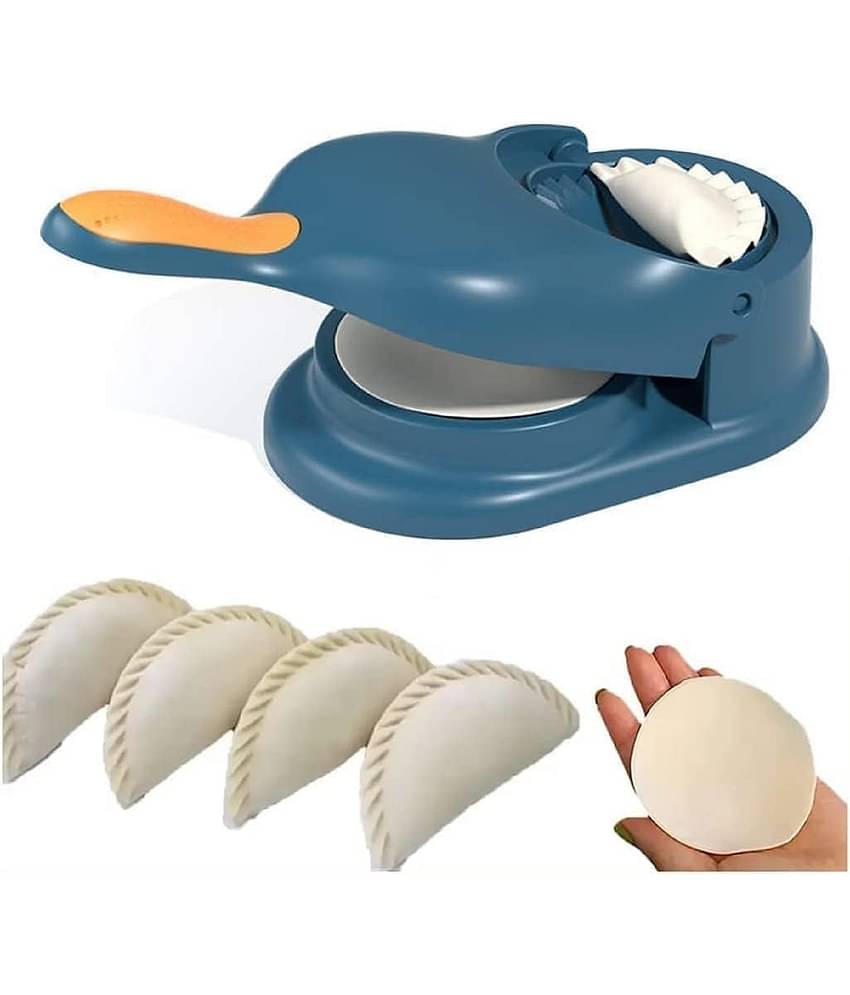 Analog Kitchenware Blue Plastic Momos/Gujiya/Dumpling/Ghughra Maker Machine ( Set of 1 )
