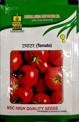 NSC HYBRID TOMATO SEEDS - KASHI ABHIMAN - 10 GMS POUCH NSC HYBRID TOMATO SEEDS - KASHI ABHIMAN - 10 GMS POUCH