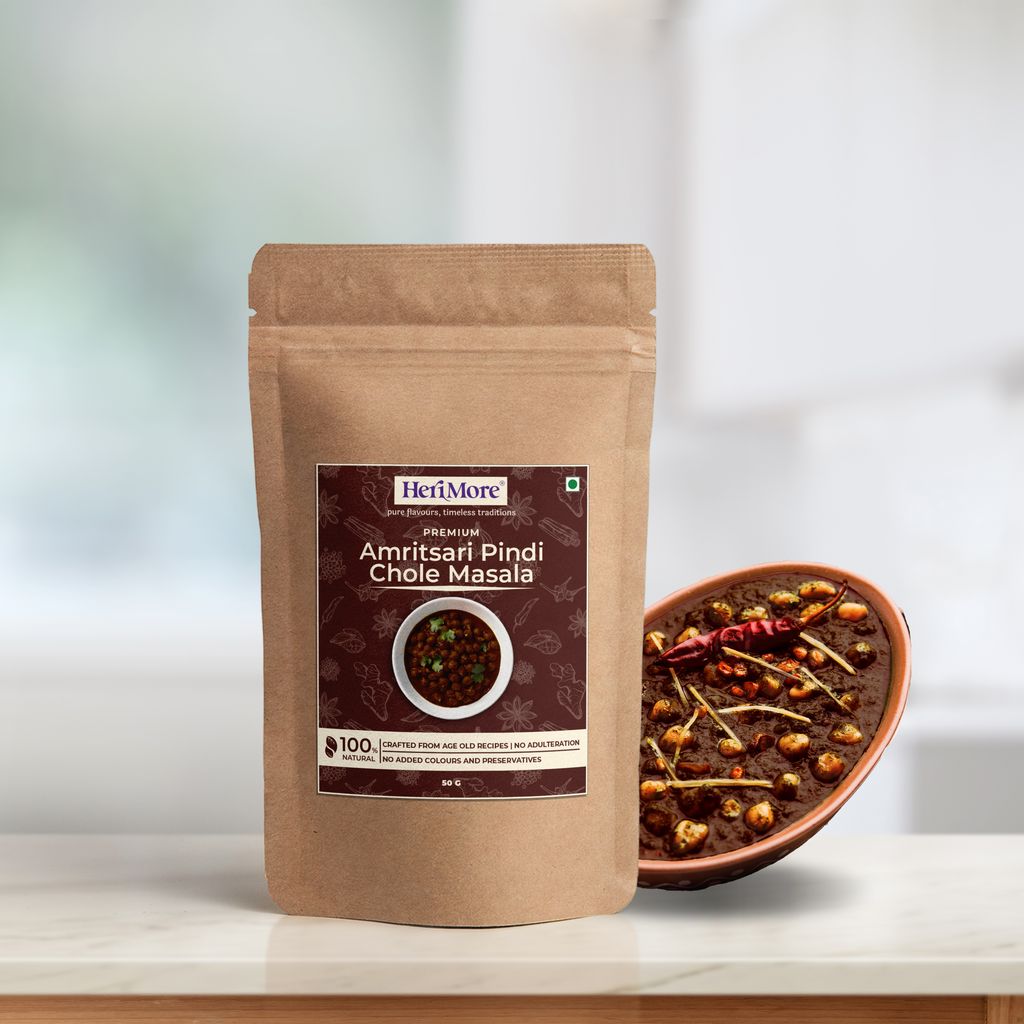Herimore Amritsari Pindi Chole Masala - Hand-Picked Spices, 50g