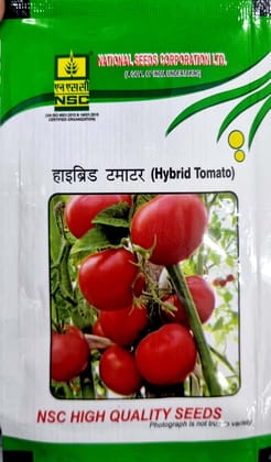 NSC HYBRID TOMATO SEEDS - ARKA SAMRAT - 1O GMS POUCH NSC HYBRID TOMATO SEEDS - ARKA SAMRAT - 1O GMS POUCH